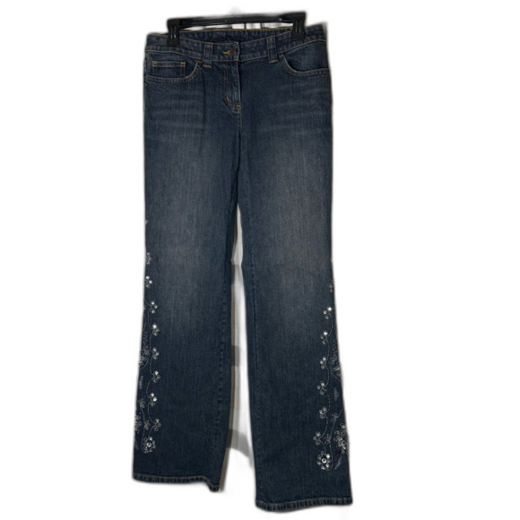 Inc. International Concepts flare embellished Jeans size 6 - Picture 1 of 10